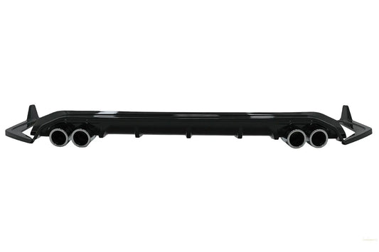 Heckschürzendiffusor Mit Heckschürzen-Seitenflaps Passend Für Toyota Corolla XII Limousine (2019) KITT