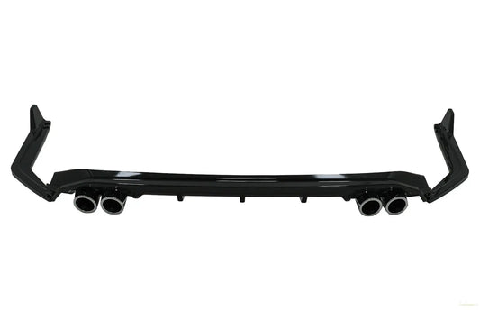 Heckschürzendiffusor Mit Heckschürzen-Seitenflaps Passend Für Toyota Corolla XII Limousine (2019) KITT