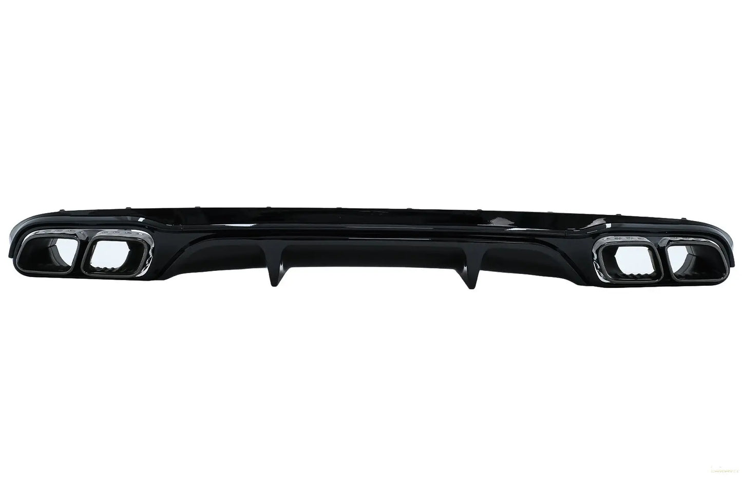 Heckschürzendiffusor Mit Schwarzen Auspuffendrohren Passend Für Mercedes E-Klasse W213 S213 Standard (2016-2020) E63 Design KITT
