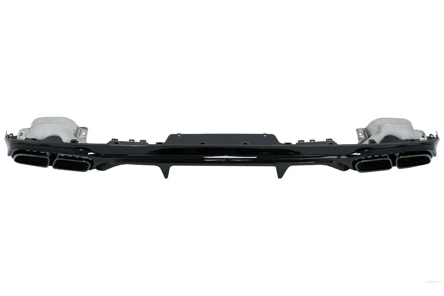 Heckschürzendiffusor Mit Schwarzen Auspuffendrohren Passend Für Mercedes E-Klasse W213 S213 Standard (2016-2020) E63 Design KITT