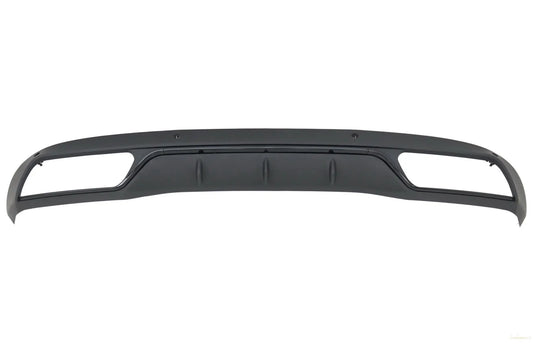 Heckschürzendiffusor Passend Für Mercedes C-Klasse W205 S205 (2014-2018) C63 Look Shadow Black Nur Für Serienstoßstange KITT