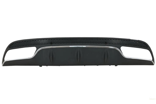 Heckschürzendiffusor Passend Für Mercedes C-Klasse W205 S205 (2014-2020) C63 Design Mit Endschalldämpferspitzen Nur Für Sportpaket KITT