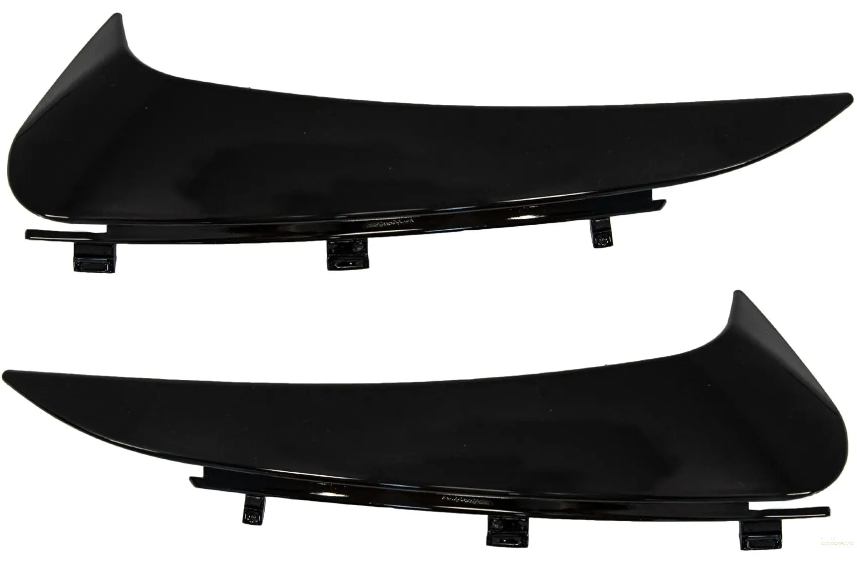 Heckschürzenklappen Seitenflossen Flics Passend Für Mercedes C-Klasse C205 A205 (2014-2018) Coupé Cabriolet Piano Black KITT