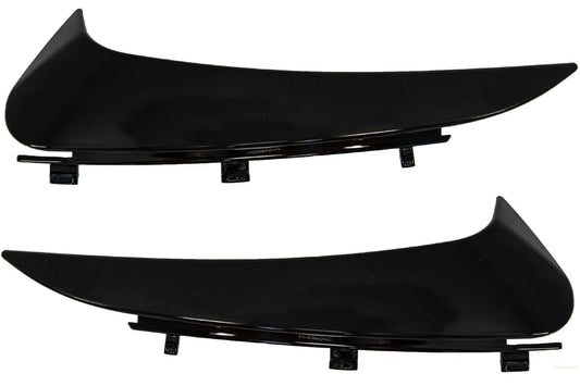 Heckschürzenklappen Seitenflossen Flics Passend Für Mercedes C-Klasse C205 A205 (2014-2018) Coupé Cabriolet Piano Black KITT