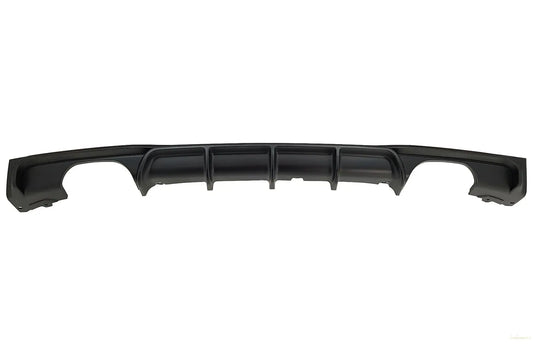 Heckschürzenspoiler Volant Diffusor Doppelauslass Auspuff Endschalldämpfer Passend Für BMW 3er F30 F31 (2011-2019) Limo Touring M Design KITT