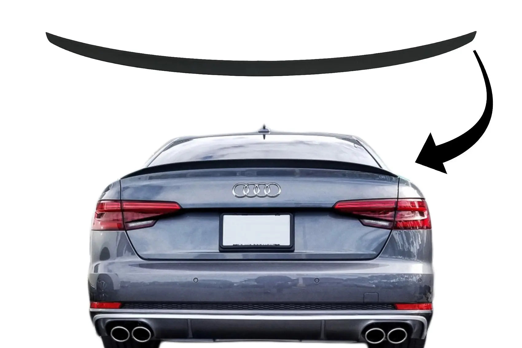 Heckspoiler Passend Für Audi A4 B9 Limousine (2016) KITT