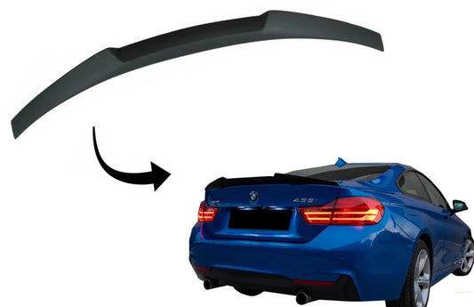 Heckspoiler Passend Für BMW 4er Coupé F32 (2013) M4 Csl Design Mattschwarz KITT