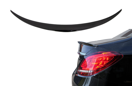 Heckspoiler Passend Für Mercedes C-Klasse W205 (2014-2020) Schwarz Glänzend KITT