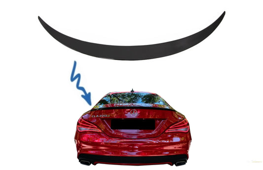 Heckspoiler Passend Für Mercedes CLA C117 W117 (2013-2018) Schwarz Glänzend KITT