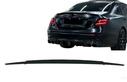 Heckspoiler Passend Für Mercedes E-Klasse W213 (2016-2019) Klavierlack Schwarz KITT