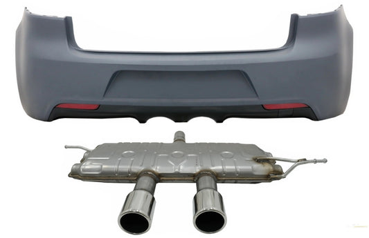 Heckstoßstange Mit Kompletter Auspuffanlage Passend Für VW Golf VI 6 (2008-2013) R20 Design KITT Specials