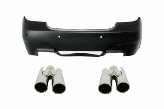 Heckstoßstange Passend Für BMW 5er E60 (2003-2007) M5 Design Mit Endschalldämpfer Und Heckspoiler KITT