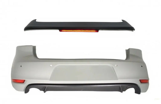 Heckstoßstange Und Dachspoiler Mit LED Bremslicht Passend Für VW Golf 6 VI (2008-2012) GTI Design KITT