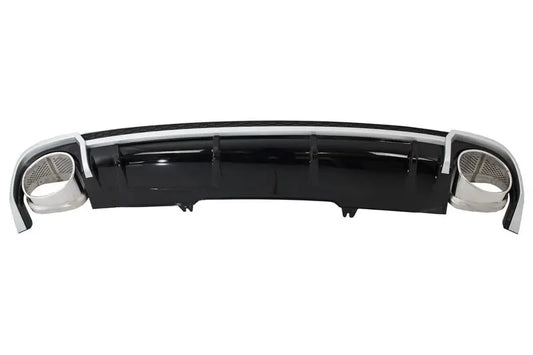 Heckstoßstange Volant Diffusor Endrohre Passend Für Audi A4 B9 8W (2016-2018) Limousine Avant RS4 Design KITT