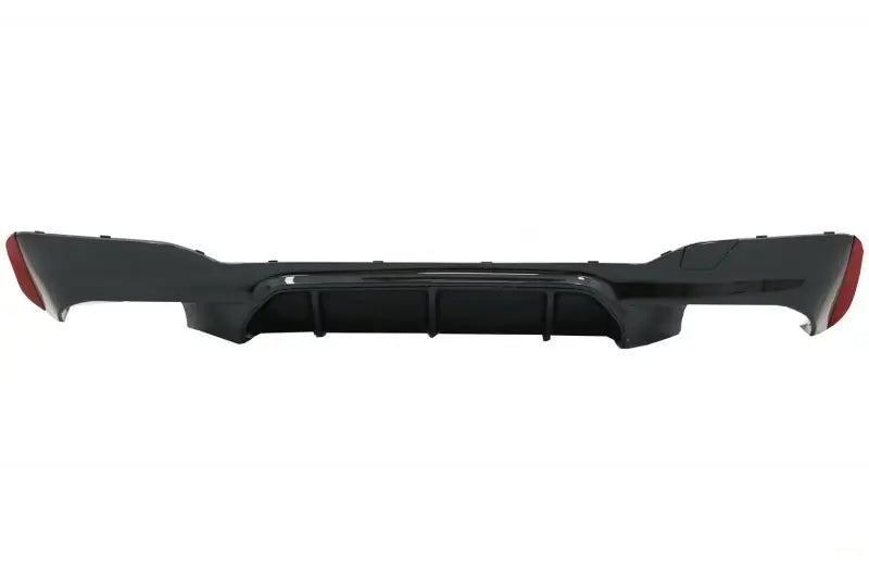 Heckstoßstangen-Diffusor Mit Carbon-Doppelauspuffrohren 6,8 Cm / 2,67 Zoll Passend Für BMW 5er G30 G31 (2017) M5 Design Klavierschwarz KITT