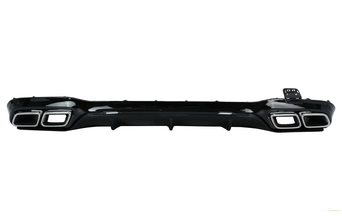 Heckstoßstangen-Luftdiffusor Mit Auspuffendrohren Chrom Passend Für Mercedes E-Klasse W213 (2016-Up) E63 Design KITT