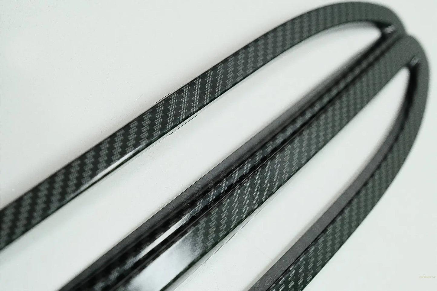 Heckstoßstangenreflektoren Rahmenverkleidungsaufkleber Geeignet Für Mercedes A-Klasse V177 Limousine AMG Line (2018-Up) Carbon KITT