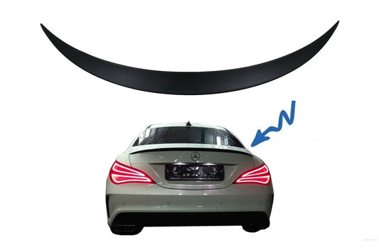 Kofferraumdeckelspoiler Passend Für Mercedes CLA C117 W117 (2013-2018) 4-Türiges Coupé KITT