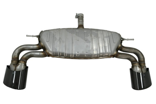 Komplette Auspuffanlage Passend Für Audi A3 8V Hatchback / Sportback / Coupe (2012-2019) RS3 Design Piano Black Spitzen KITT Professional Exhaust Systems