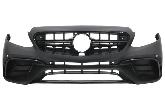 Komplettes Bodykit Passend Für Mercedes E-Klasse W213 (2016-2019) E63 Design Mit Endschalldämpfer Schwarz KITT