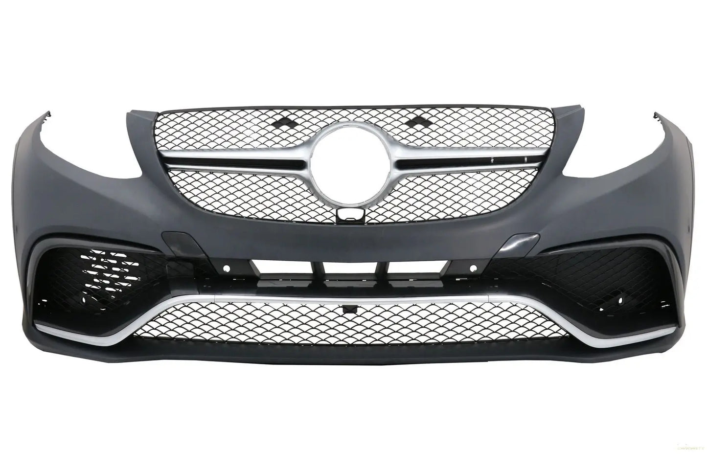 Komplettes Bodykit Passend Für Mercedes GLE W166 SUV (2015-2018) Schwarz Verchromt KITT