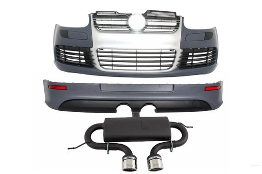 Komplettes Bodykit Passend Für VW Golf 5 (2003-2007) R32 Design Mit Abgasanlage KITT
