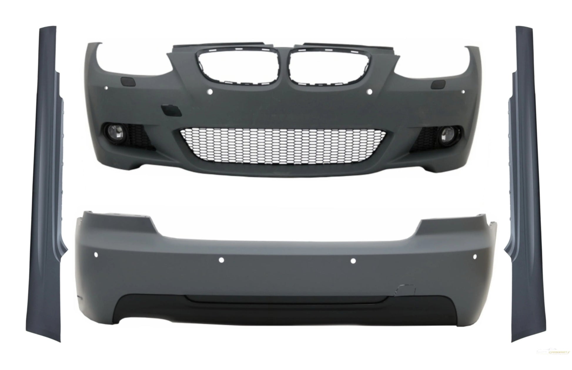 Komplettes Karosserie-Kit Passend Für BMW 3er E92 E93 (2006-2009) Nicht-LCI Coupé Cabrio M Design Einzelauslass Für Doppelauspuff KITT