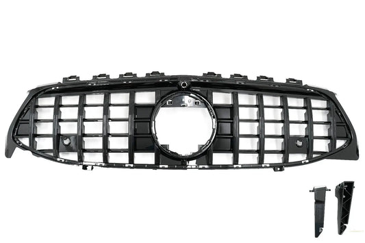 Kühlergrill Passend Für Mercedes CLA X118 C118 (2019-Up) GT-R Panamericana Design Piano Black KITT