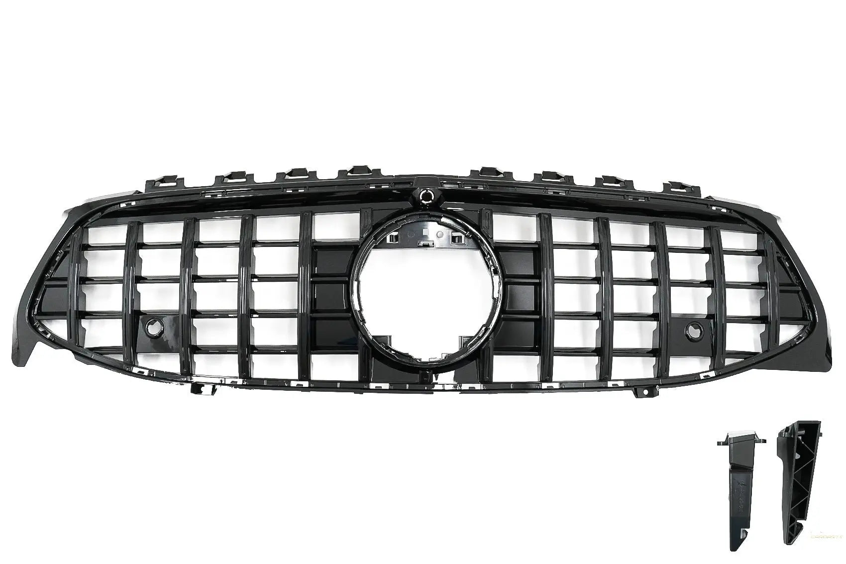 Kühlergrill Passend Für Mercedes CLA X118 C118 (2019-Up) GT-R Panamericana Design Piano Black KITT