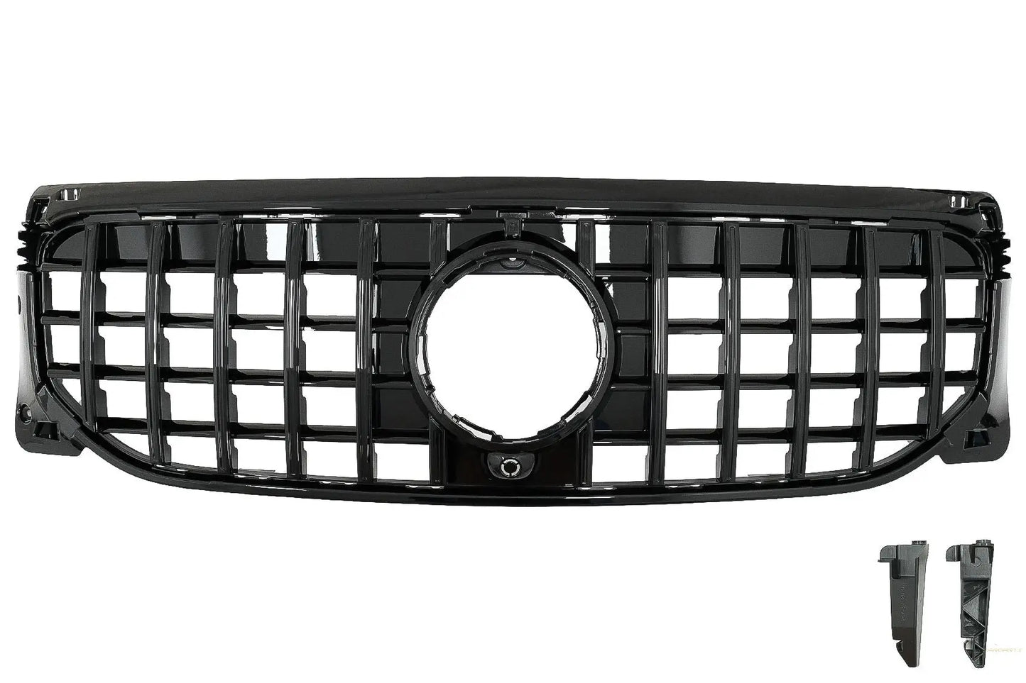 Kühlergrill Passend Für Mercedes GLB-Klasse X247 (2019-Up) GT-R Panamericana Design Piano Black KITT