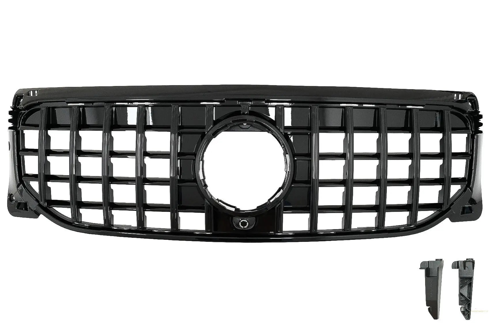Kühlergrill Passend Für Mercedes GLB-Klasse X247 (2019-Up) GT-R Panamericana Design Piano Black KITT