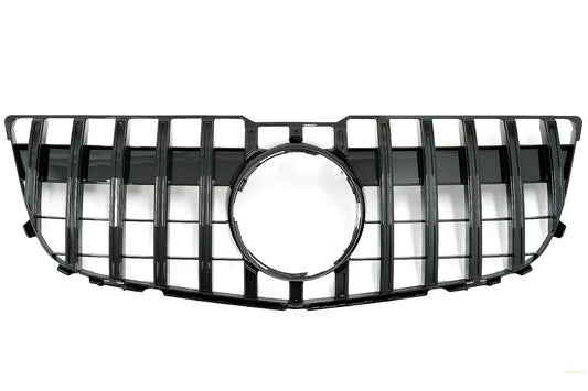 Kühlergrill Passend Für Mercedes GLK-Klasse X204 Facelift (2013-2015) GT-R Panamericana Design Piano Black KITT Specials