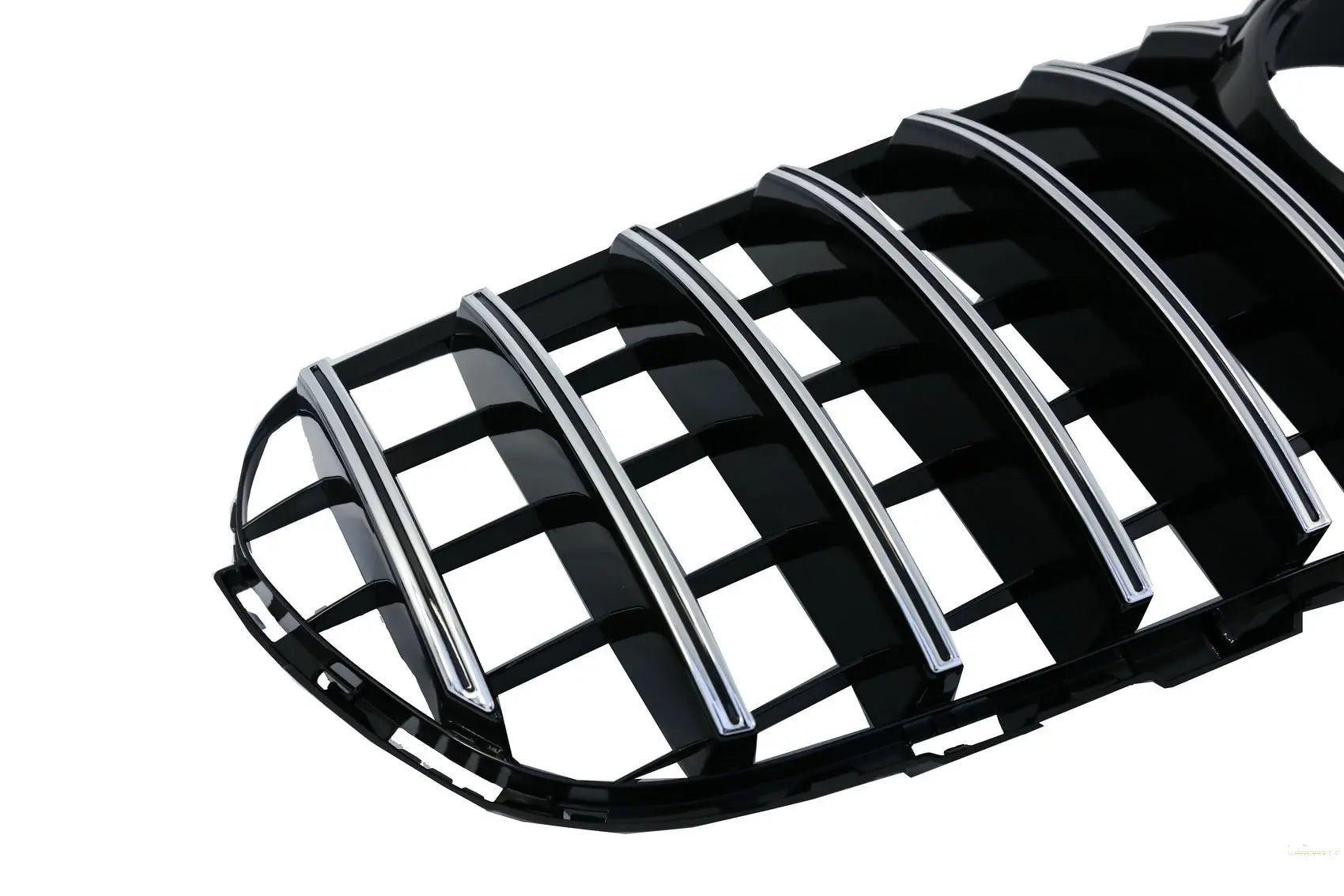 Kühlergrill Vorne Passend Für Mercedes GLC X253 C253 (2015-2018) GT R Panamericana Look Chrom KITT Specials