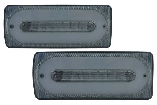 LED Rückleuchten Lichtleiste Mit Heckstoßstange Nebelscheinwerfer Und Blinker Sequentiell Dynamisch Passend Für Mercedes G-Klasse W463 (1989-2015) KITT