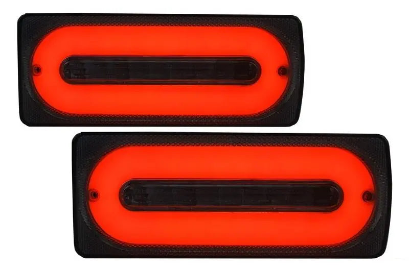 LED Rückleuchten Lichtleiste Smoke Passend Für Mercedes G-Klasse W463 (1989-2015) Mit Türleisten Carbon KITT