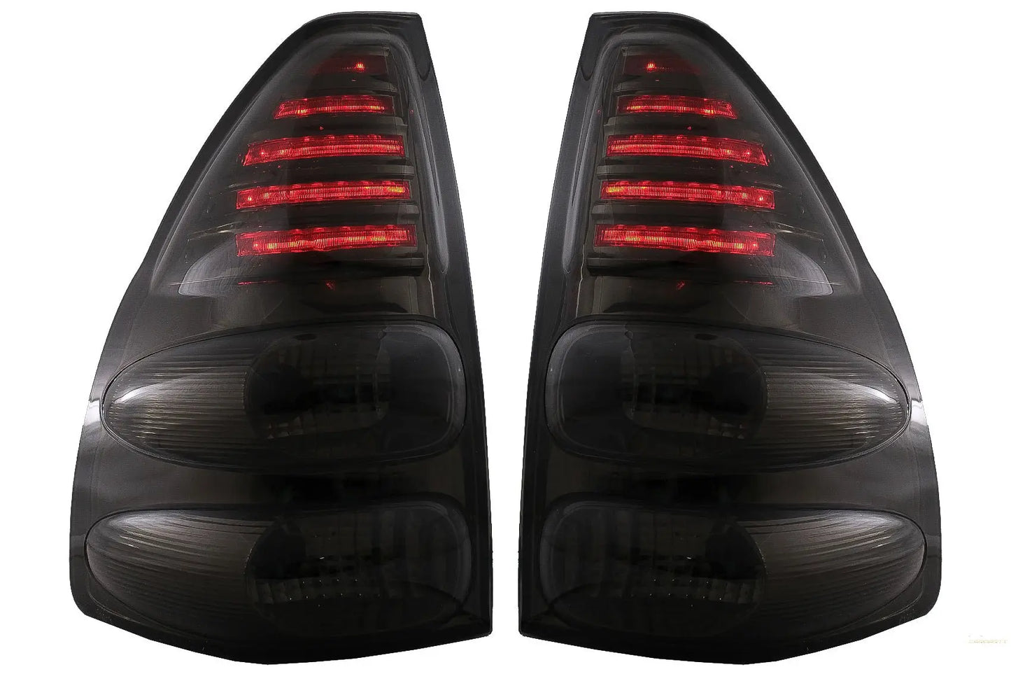 LED-Rückleuchten Passend Für Toyota Land Cruiser FJ120 (2003-2008) Red Smoke KITT