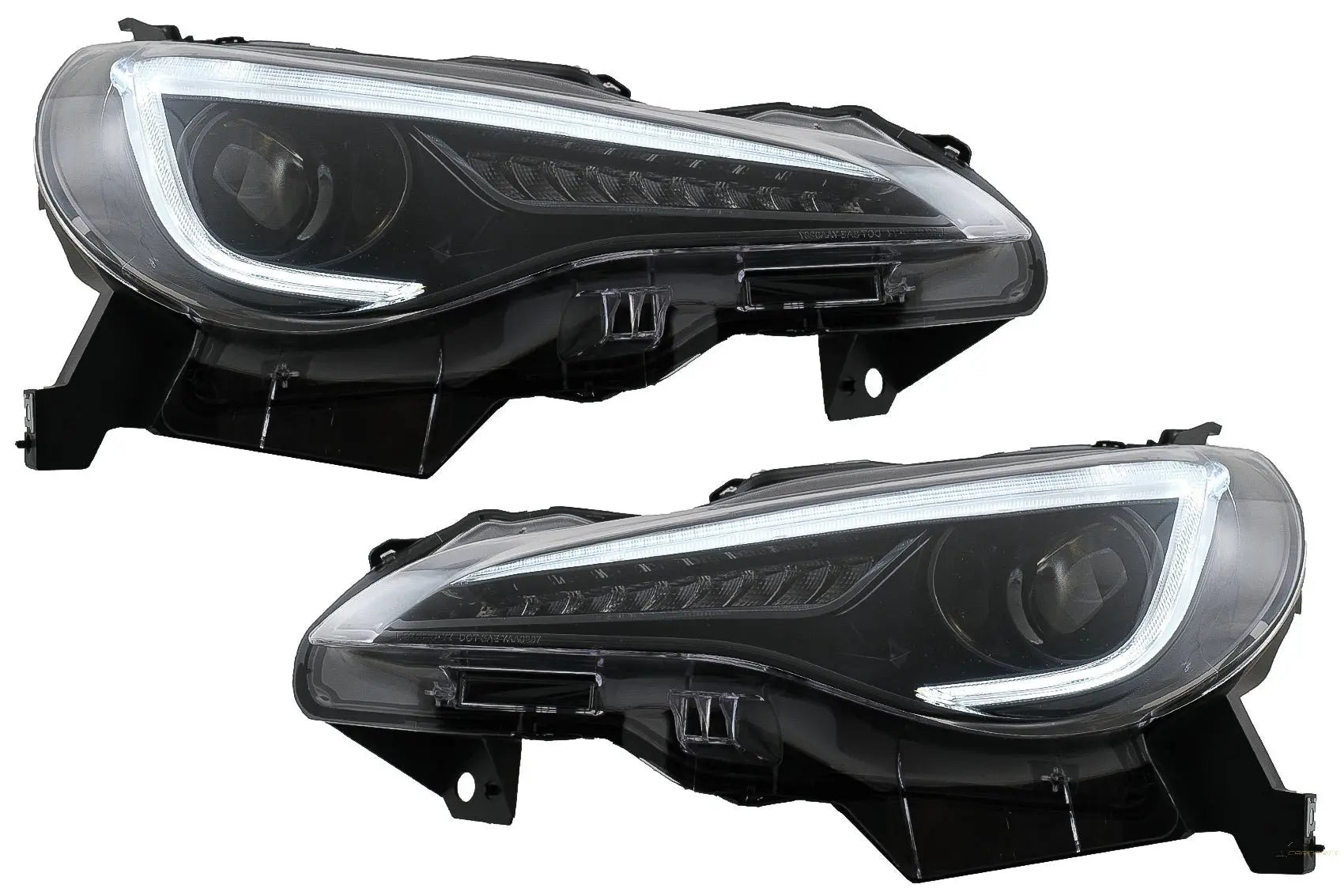 LED-Scheinwerfer Mit Rücklicht Voll-LED Passend Für Toyota 86 (2012-2019) Subaru Brz (2012-2018) Scion Fr-S (2013-2016) Mit Dynamischen Blinkern KITT