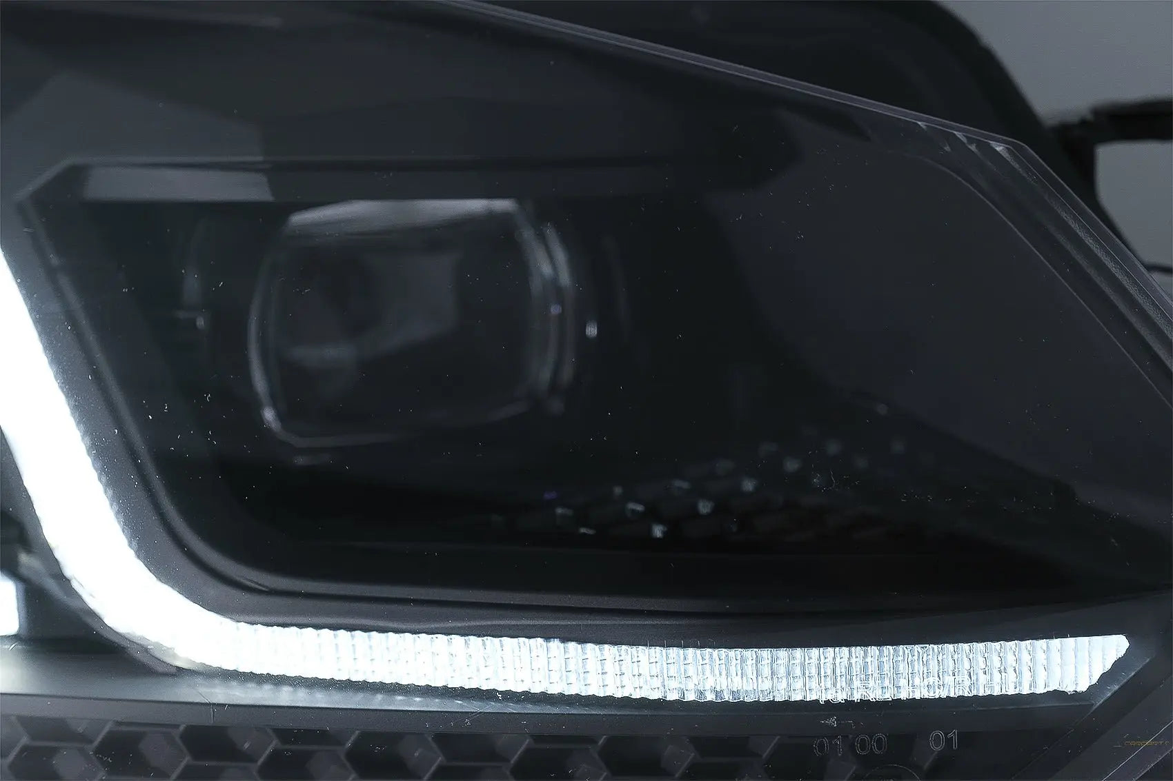 LED Scheinwerfer Passend Für VW Golf 6 (2008-2013) Mit Facelift G7.5 Look Schwarz Fließend Dynamisches Sequentielles Abbiegelicht LHD KITT Specials