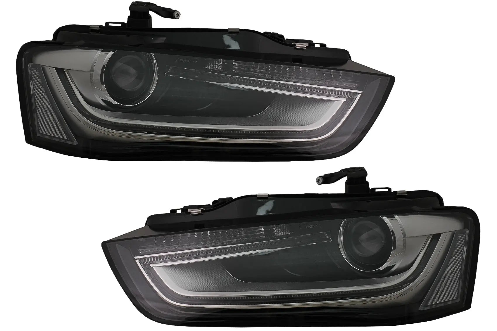 LED Tagfahrlicht Für Audi A4 B8.5 Facelift (2012-2015) Schwarz KITT Lightning