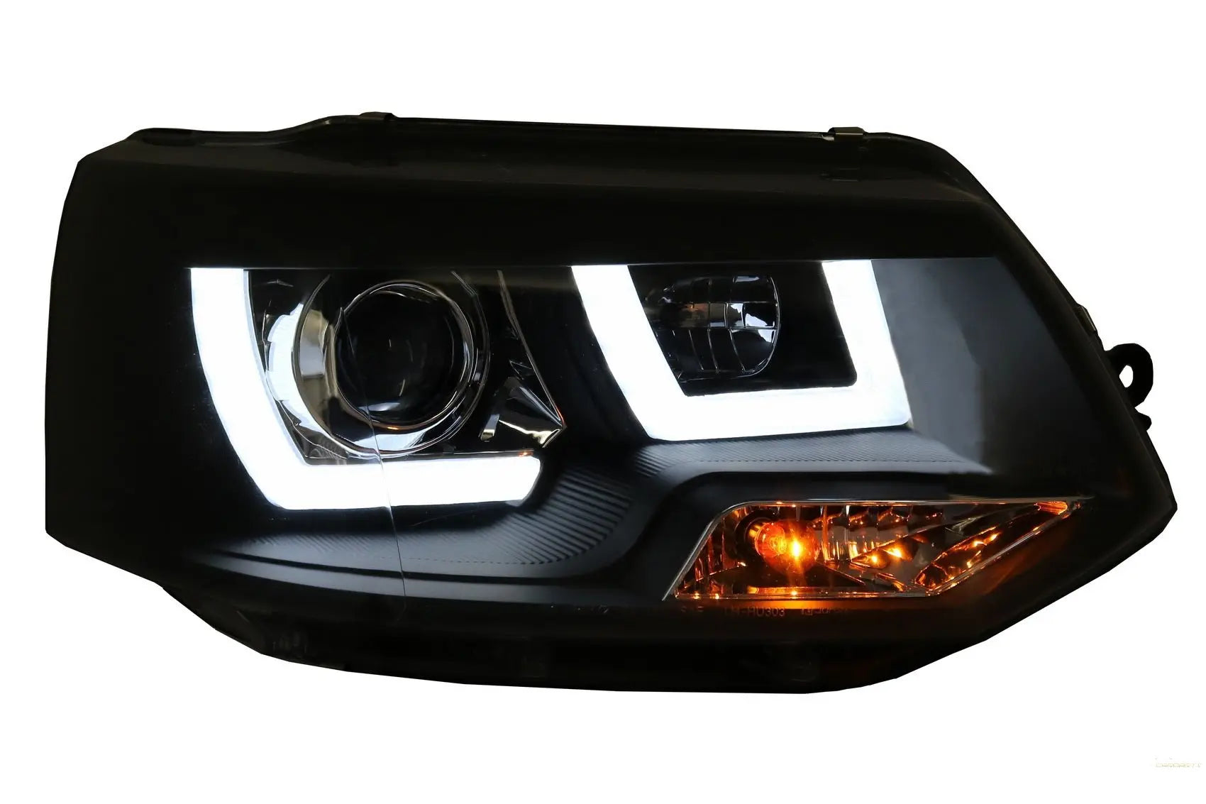 LED Tagfahrlicht Passend Für VW Transporter T5 Multivan Facelift (2010-2015) U-Rohr Xenon-Look KITT