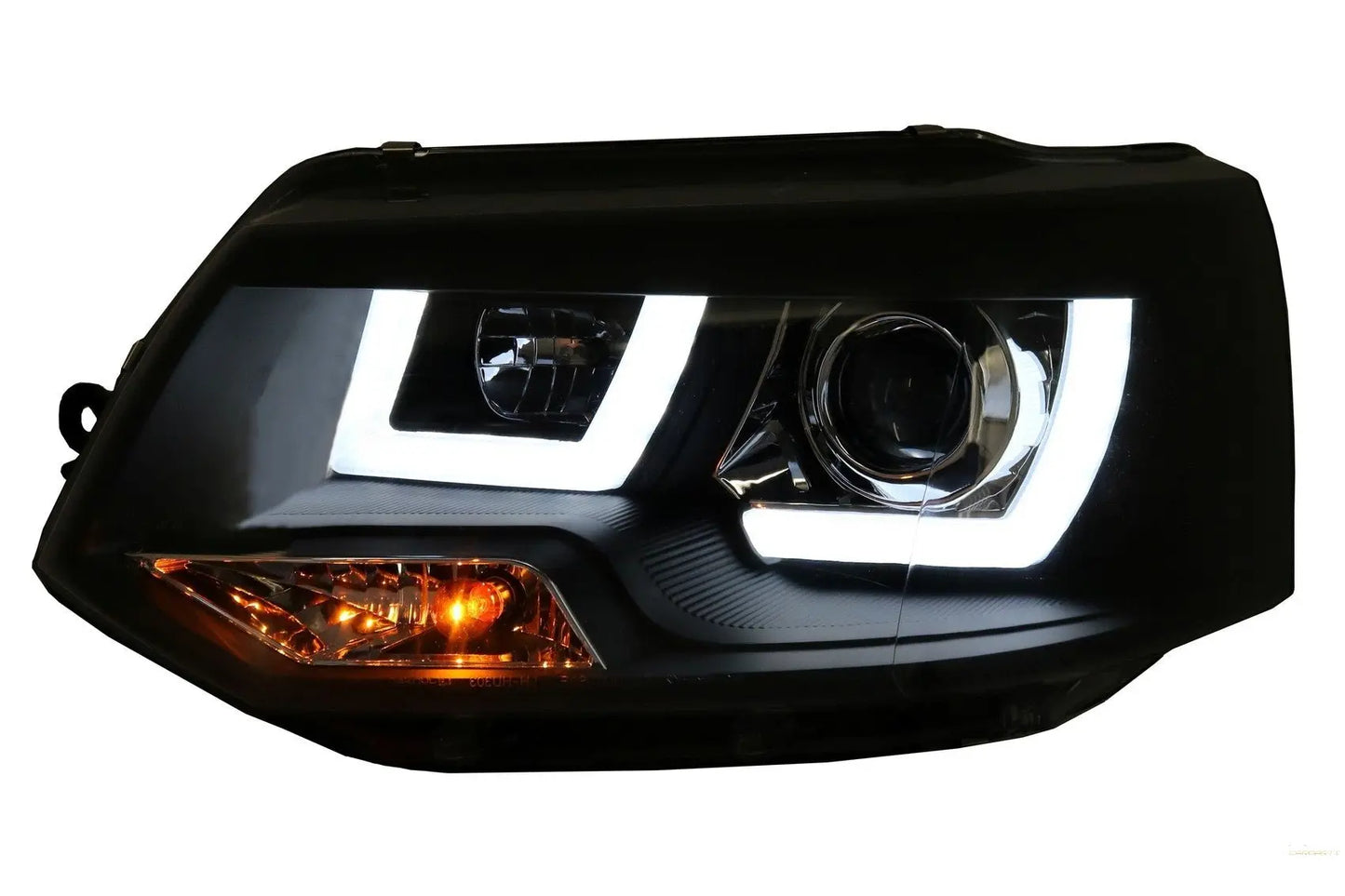 LED Tagfahrlicht Passend Für VW Transporter T5 Multivan Facelift (2010-2015) U-Rohr Xenon-Look KITT