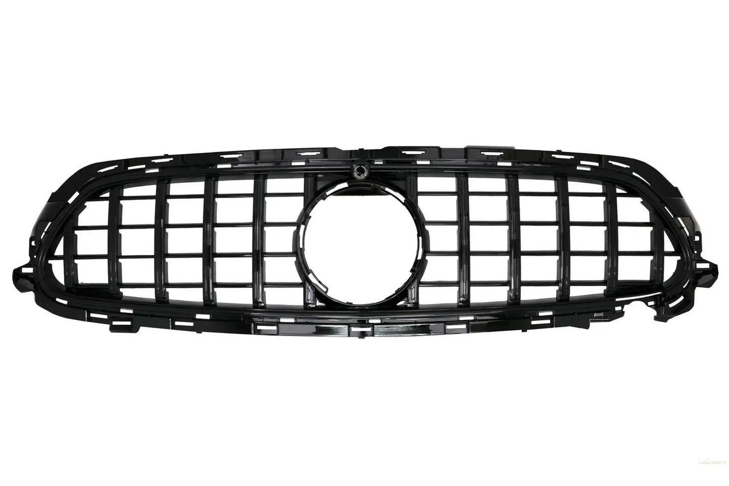 Mittelgitter Passend Für Mercedes E-Klasse Facelift W213 S213 C238 A238 Sport Line (2020-Up) GT-R Panamericana Design Schwarz KITT Specials