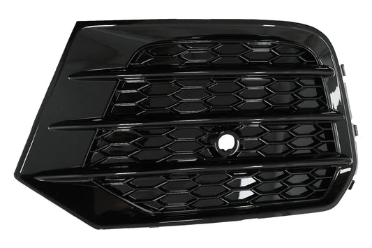 Nebelscheinwerferabdeckungen Seitengitter Passend Für Audi Q3 8U Facelift (2014-2017) RS Design Piano Black KITT