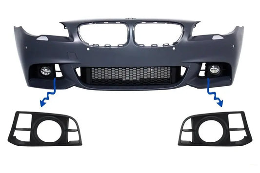 Nebelscheinwerferblenden Passend Für BMW 5er F10 F11 Non-LCI LCI (2010-2017) Stoßstange M-Technik LCI Design KITT
