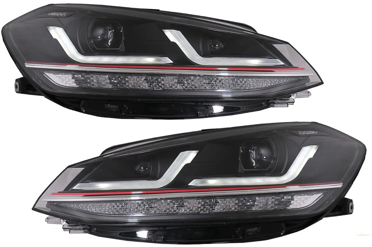 Osram Voll-LED-Scheinwerfer LEDdriving Passend Für VW Golf 7.5 Facelift (2017-2020) GTI-Look-Upgrade Für Halogen Mit Dynamischem Blinklicht Osram