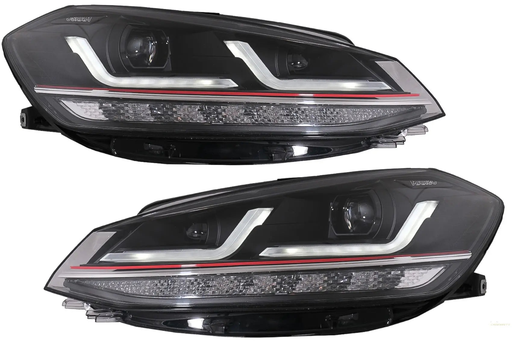 Osram Voll-LED-Scheinwerfer LEDdriving Passend Für VW Golf 7.5 Facelift (2017-2020) GTI-Look-Upgrade Für Halogen Mit Dynamischem Blinklicht Osram