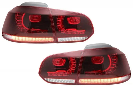 Rückleuchten Full LED Passend Für VW Golf 6 VI (2008-2013) Kirschrot R20 GTI Design (LHD Und RHD) KITT Specials