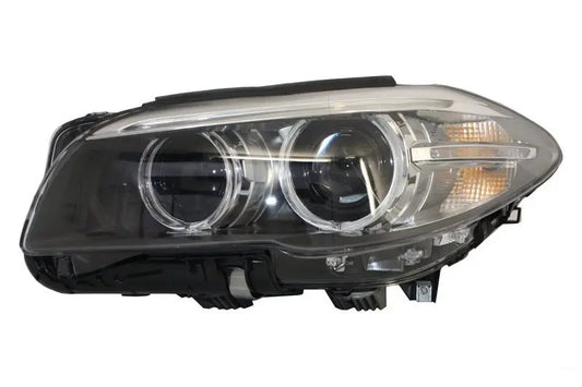 Scheinwerfer Voll-LED Bi-Xenon Angel Eyes Passend Für BMW 5er F10 F11 (2011-2013) LCI Facelift Look KITT Lightning