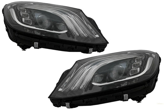 Scheinwerfer Voll-LED Passend Für Mercedes S-Klasse W222 Maybach X222 (2013-2017) Facelift Look KITT