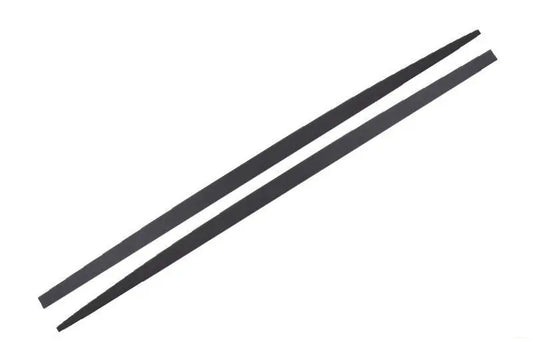 Seitenschweller-Aufsatzlippenaufsätze Mit Dekor Dunkelgrau Passend Für BMW F10 F11 5er (2011) M-Performance Design KITT